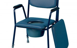 adjustable height commode